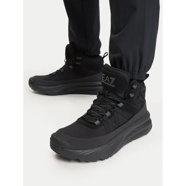 Sneakersy EA7 Emporio Armani Stivale 7X000299 AF18450 MZ042 Czarny