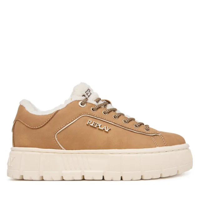 Sneakersy REPLAY GWZ7G .000.C0203S Beżowy