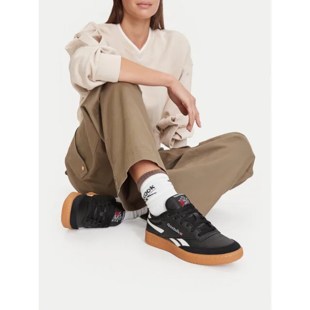Sneakersy Reebok EO-CLUB C REVENGE VINTAGE 100202317 Czarny
