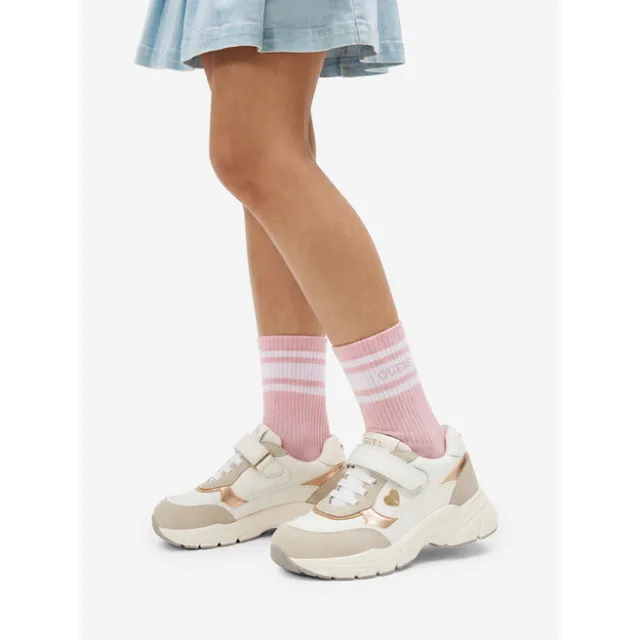 Sneakersy Guess CEO-CI12-TONIC-01 Biały