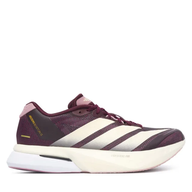 Buty do biegania adidas adizero Boston 13 Shoes KH8868 Bordowy