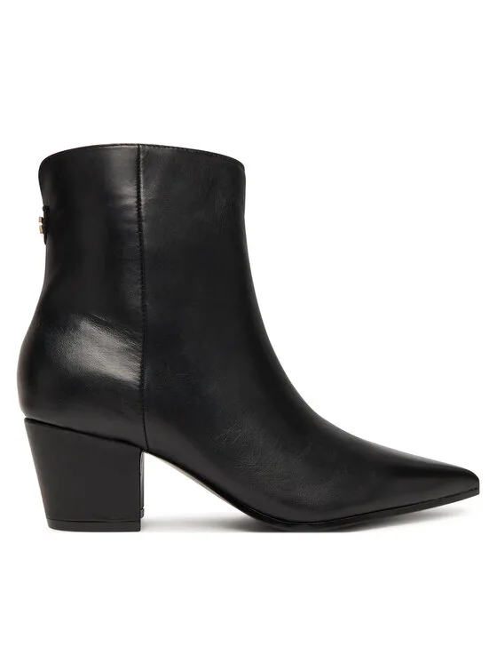 Botki Guess FLFHAL LEA10 Czarny