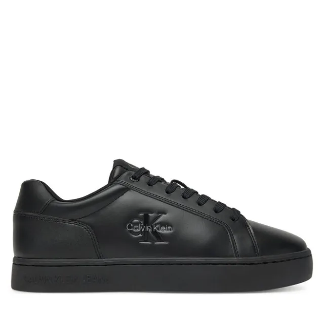 Sneakersy Calvin Klein Jeans Classic Cupsole Mono Lth YM0YM01369 Czarny