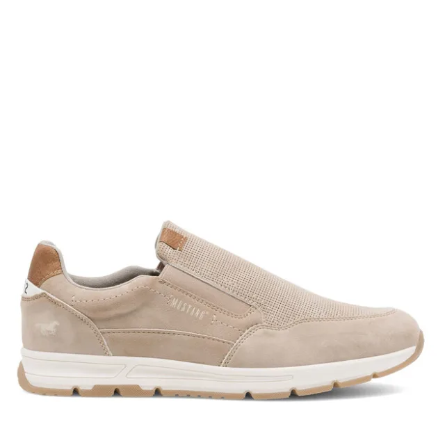 Sneakersy Mustang 4195-401 Beżowy