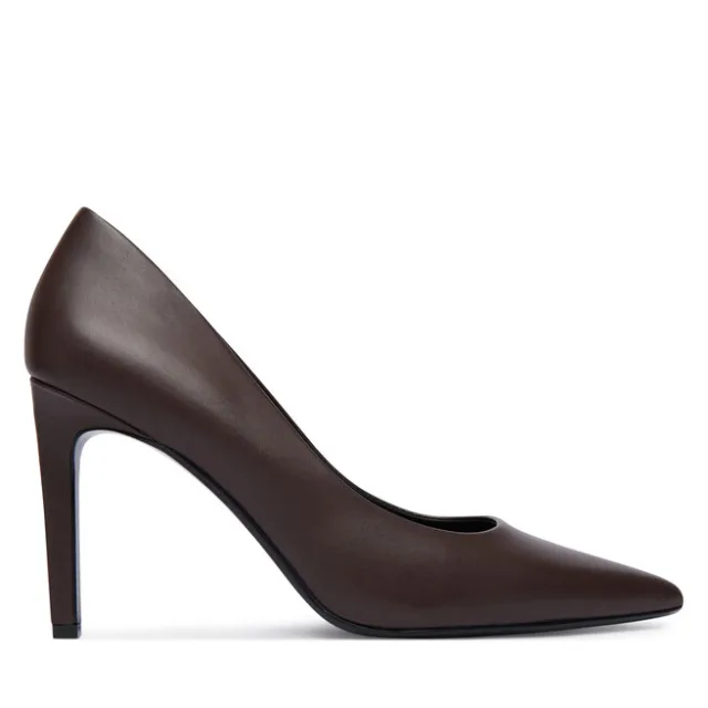 Szpilki Calvin Klein Ess Stiletto 90 HW0HW02608 Brązowy