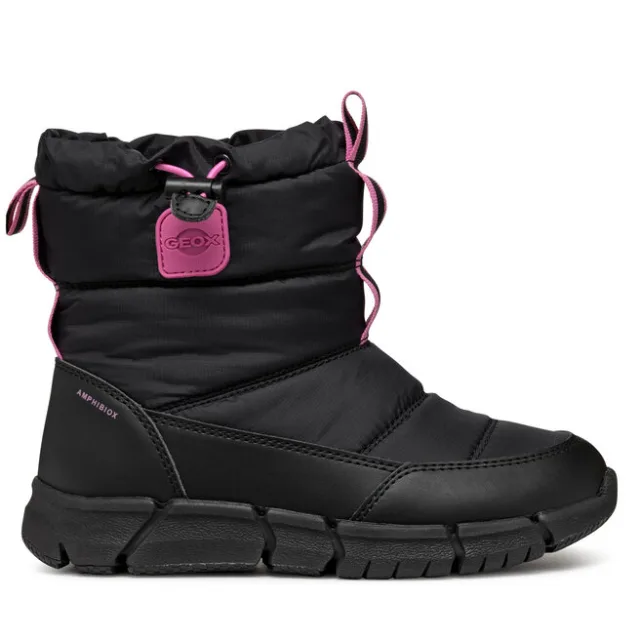 Śniegowce Geox J Flexyper Girl B Ab J46APB 0FU54 C9B8L S Czarny