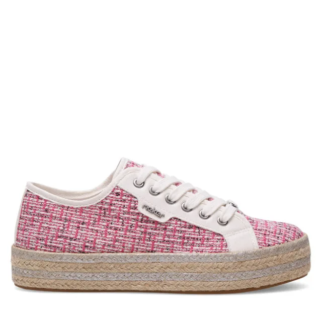 Sneakersy Rieker 94000-31 Różowy