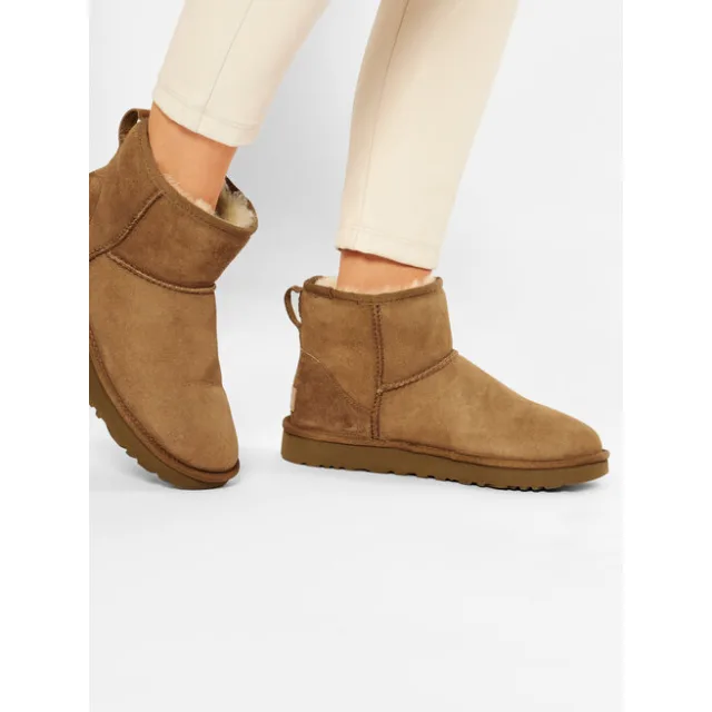 Śniegowce Ugg W Classic Mini II 1016222 Brązowy