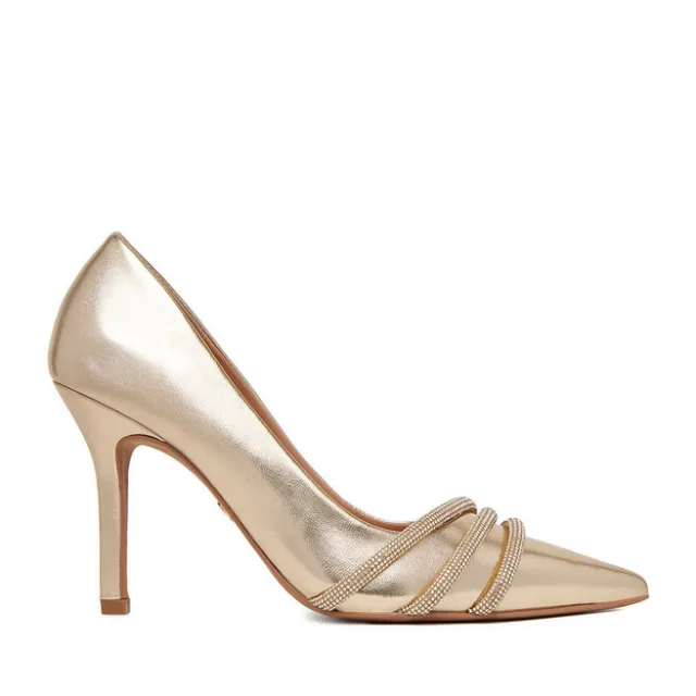 Szpilki Nine West CEO-MARIAM-01 Złoty