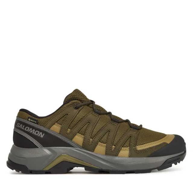 Trekkingi Salomon X-Adventure Recon Gore Tex L47813200 Khaki