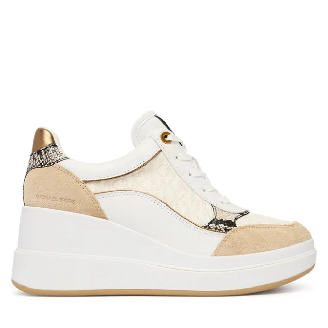 Sneakersy MICHAEL Michael Kors Emmy 43T6EMFS1B Beżowy