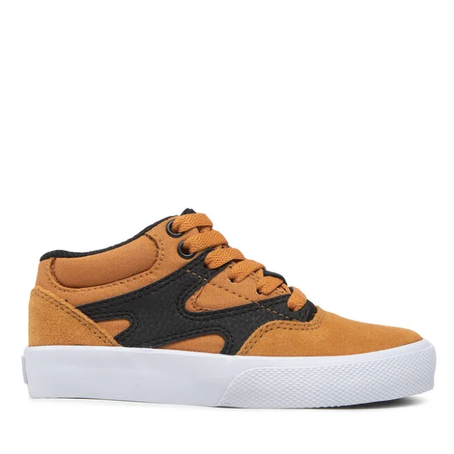 Sneakersy DC Shoes Kalis Vulc Mid ADBS300367 Pomarańczowy
