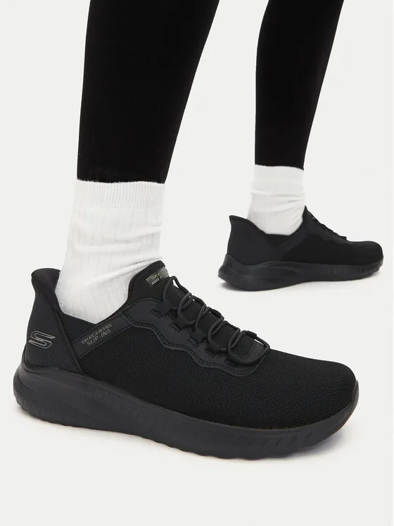 Sneakersy Skechers Bobs Squad Chaos 117500/BBK Czarny