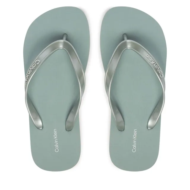 Japonki Calvin Klein Arwa HW0HW02956 Zielony