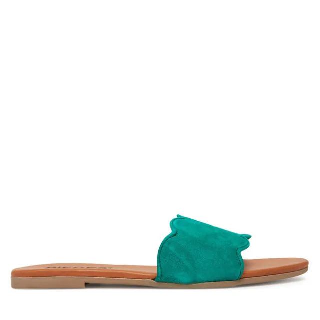 Klapki Pieces 17156838 Zielony