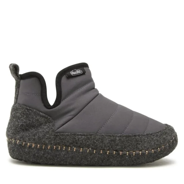 Kapcie Nuvola Boot New Wool UNBOW685 Szary