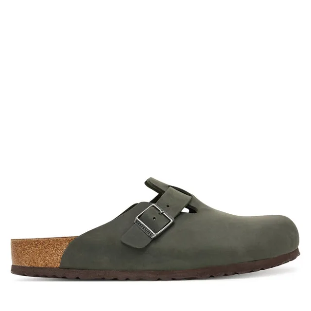 Klapki Birkenstock Boston 1032724 Zielony ciemny