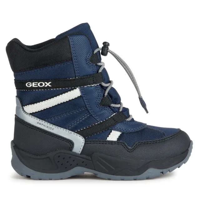 Śniegowce Geox J Sentiero Boy B Abx J26FSA 0FU50 C0832 M Granatowy