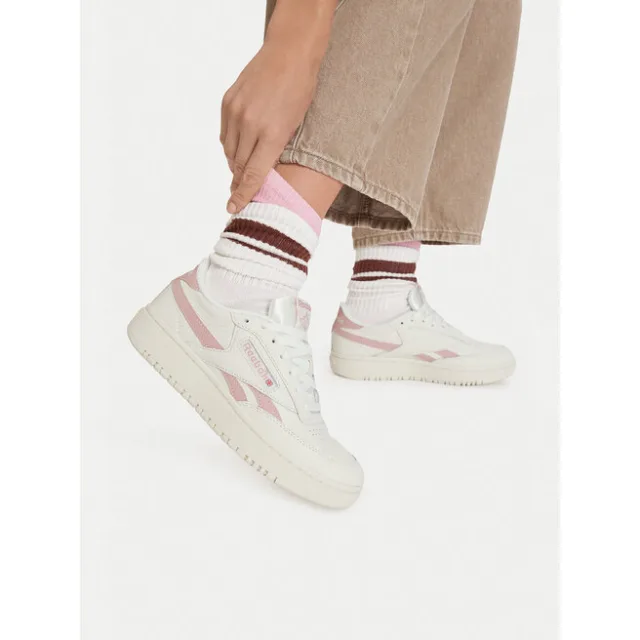 Sneakersy Reebok EO-CLUB C DOUBLE REVENGE 100008943 Kremowy
