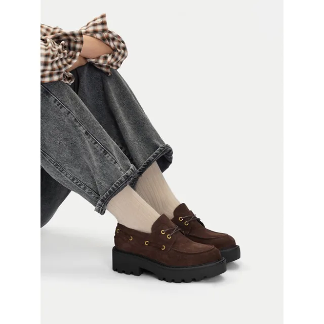 Loafersy Badura EO-AZALEA-8126-25 Brązowy