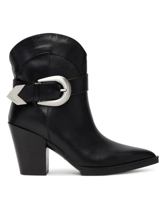 Botki KARL LAGERFELD KL37255 Czarny