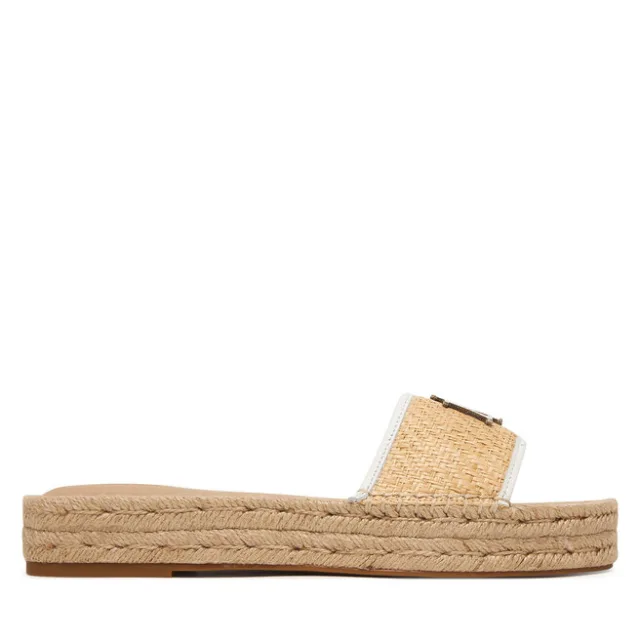 Klapki LAUREN RALPH LAUREN 802P06398004 Beżowy