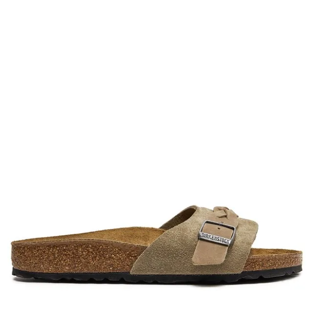 Klapki Birkenstock Oita Braided 1026730 Brązowy