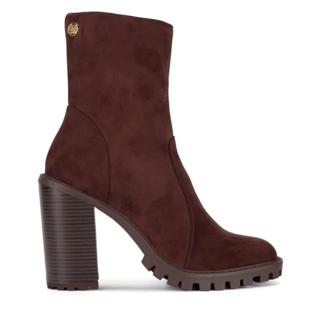 Botki Nine West WFA2947-1 Brązowy